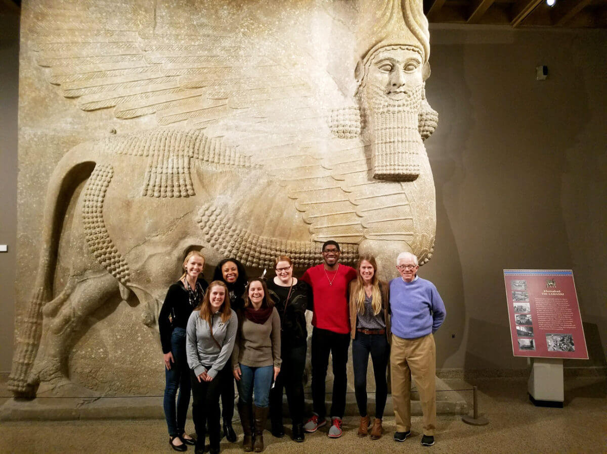 Group ohoto at the Oriental Institute