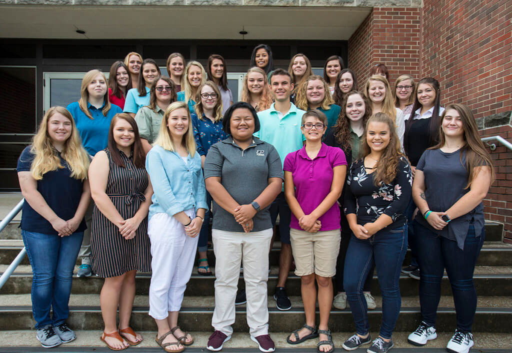 Veterinary Nursing Clinical Year 2 students pictured