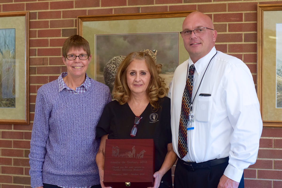 PVM Recognizes Amalia de Gortari upon Her Retirement | Purdue ...