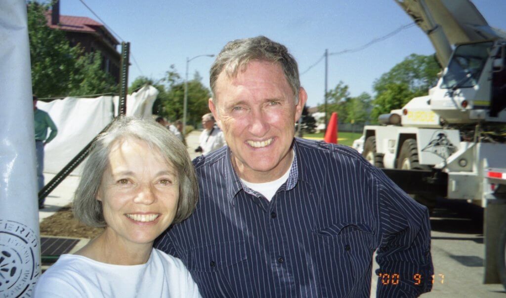 Larry Anderson pictured with his wife, Sharilyn at Purdue