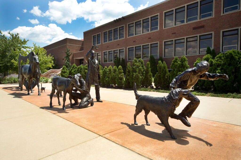 Purdue Veterinary Medicine's Continuum Sculpture