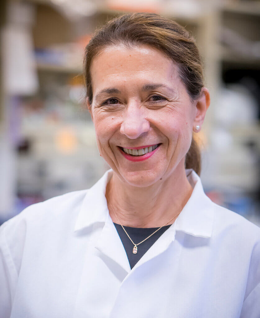 Portrait of Dr. Andrisani in her lab