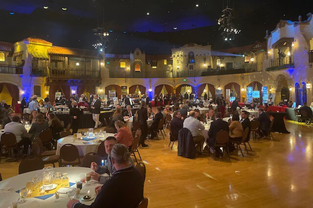 Dinner Banquet inside the Indiana Roof Ballroom
