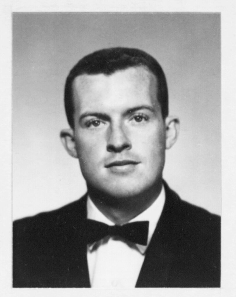 Dr. Hedrick Wiley's graduation photo from the PU DVM class of 1967.