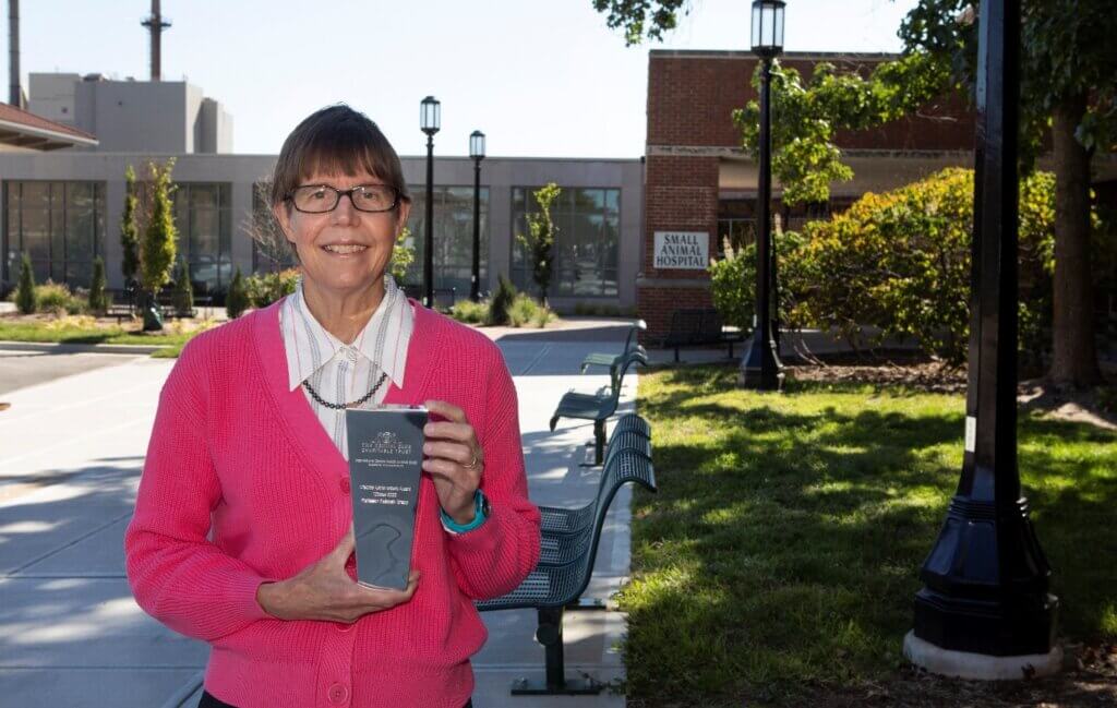 Dr. Deborah Knapp, recipient of a 2022 International Canine Health Award in the category of Lifetime Achievement.