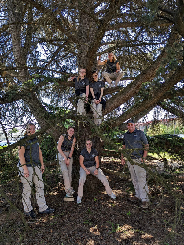 Members of the PVM Animal Care Technicians team