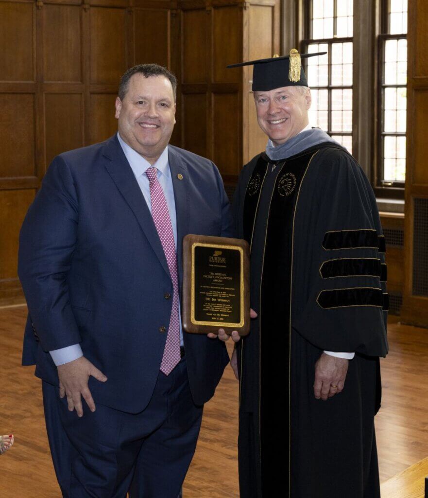 The Weedon Faculty Recognition Award was presented to Dr. Jim Weisman, former Assistant Dean of Clinical Education.