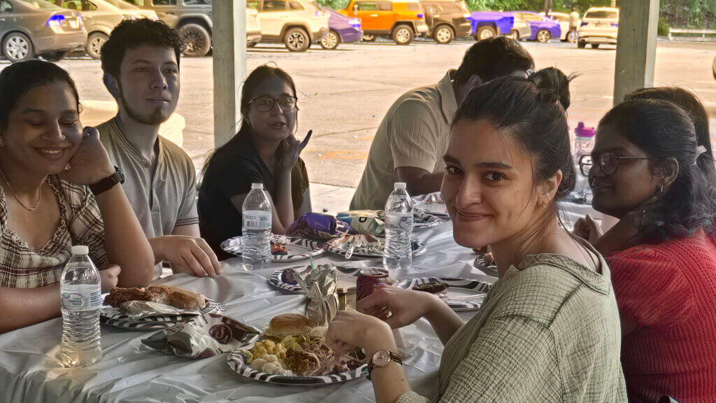 Members of the Comparative Pathobiology Department enjoyed food and fellowship at the department’s annual fall picnic last month.