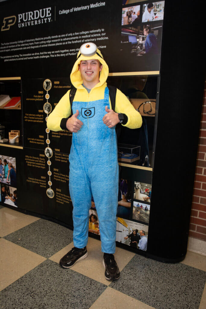 This Lynn Hall Minion was discovered impersonating second-year veterinary student Payton Love.