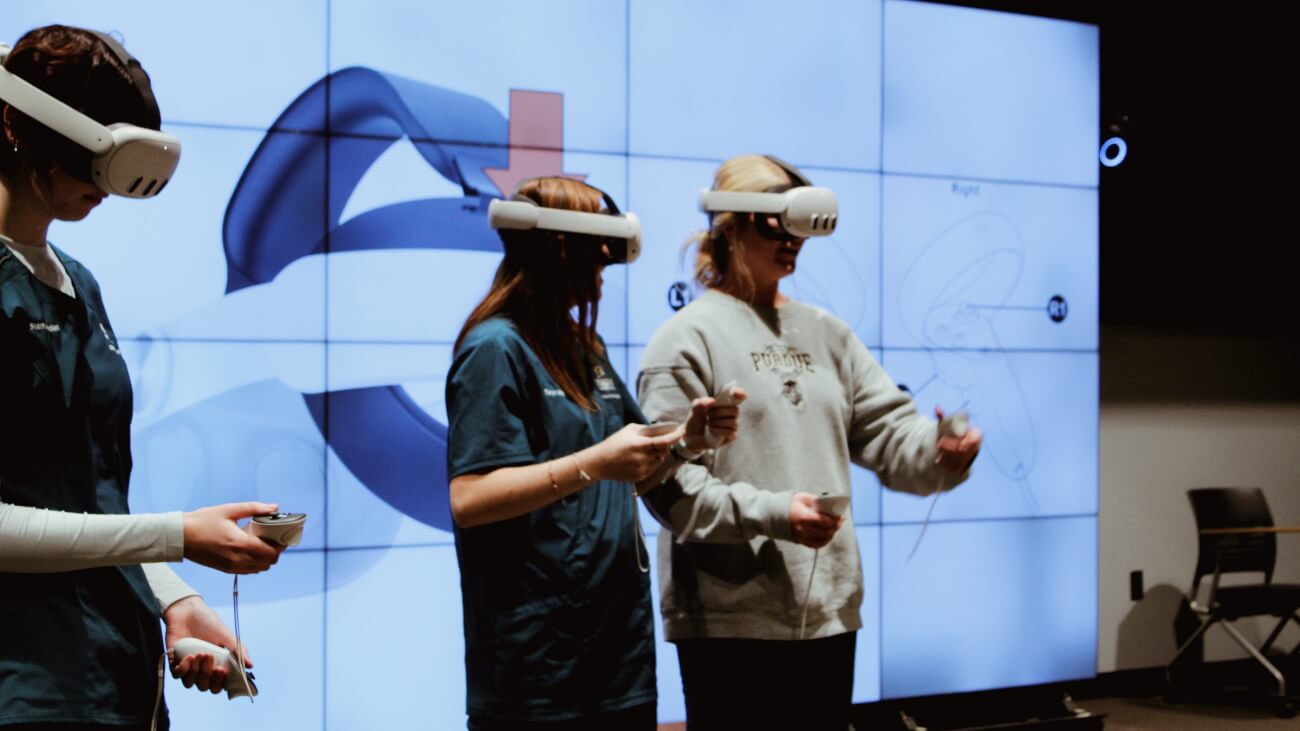 Mixed reality technology enabled first-year veterinary students at Purdue’s College of Veterinary Medicine to learn about cardiac physiology through an immersive experience.