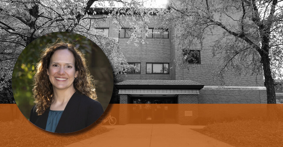 Dr. Kenitra Hendrix and the ADDL Lab building