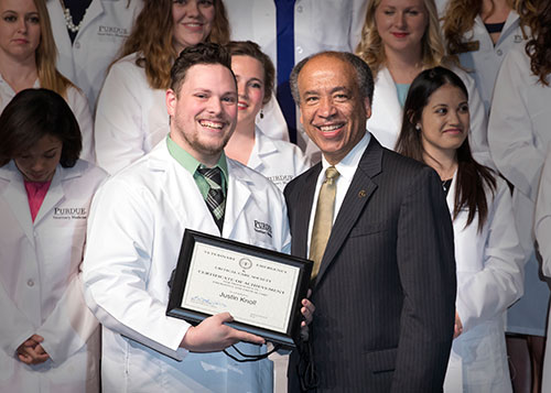 purdue white dcoat ceremony