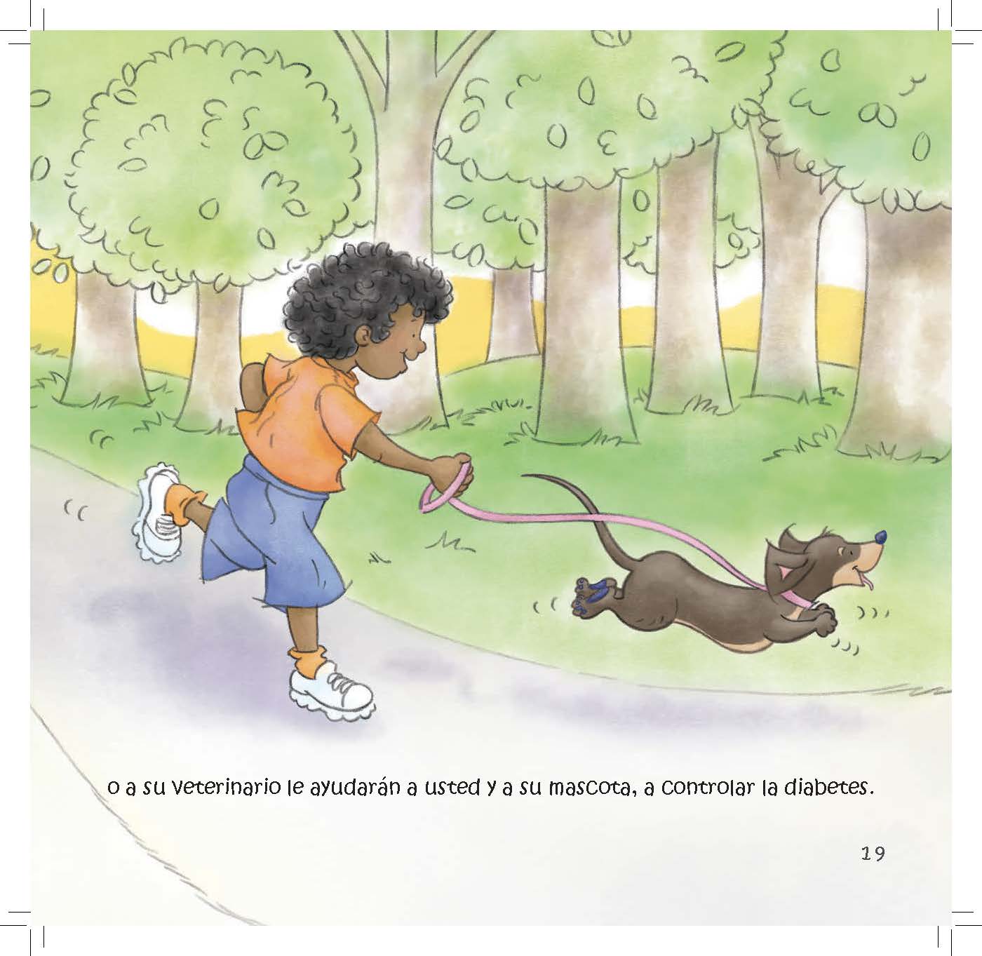 A girl jogs on a trail while her dachshund runs energetically beside her.