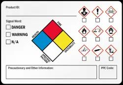 detailed diamond label